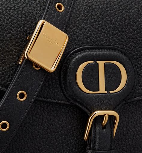 dior bobby grained calfskin|Large Dior Bobby Bag Black Grained Calfskin with Blue Dior .